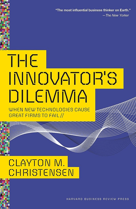 Entrepreneur's Bookshelf: Top 25 startup books for entrepreneurs to read in 2023 47 "The Innovator's Dilemma: When New Technologies Cause Great Firms to Fail" by Clayton M. ChristensenÂ