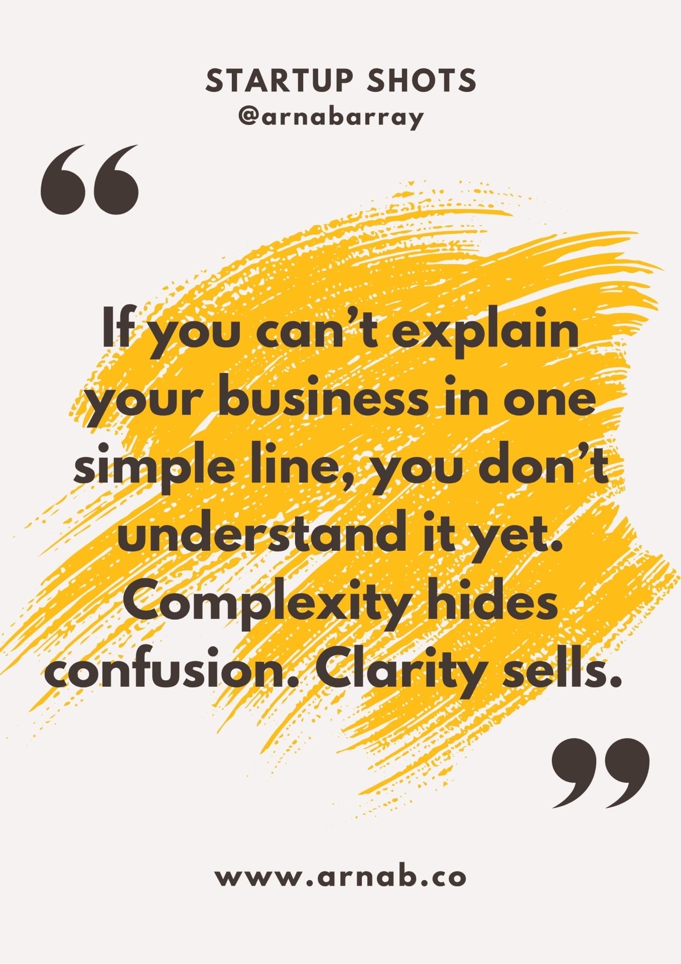 Startup Shots - Arnab Ray @arnabarray