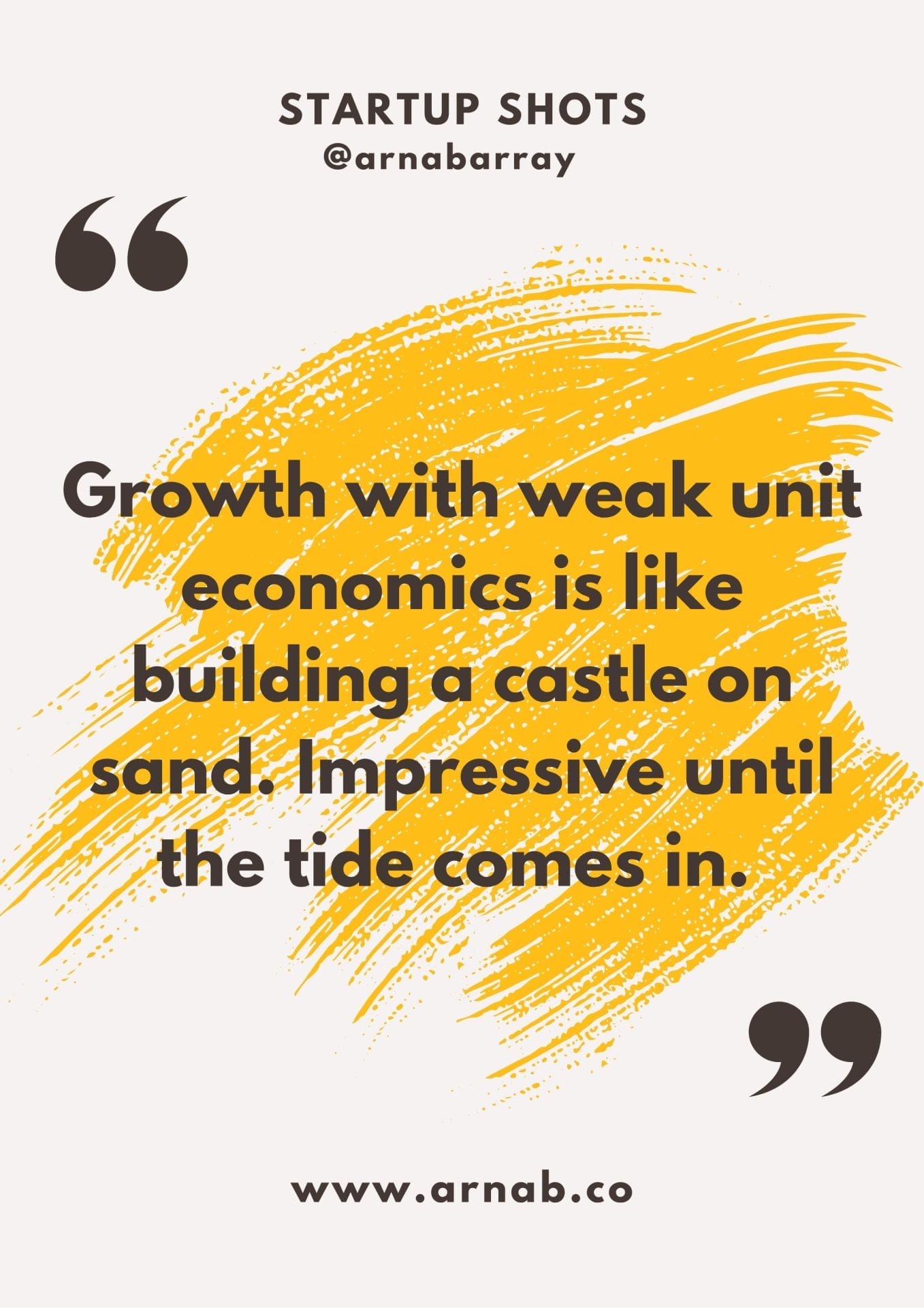 Startup Shots - Arnab Ray @arnabarray